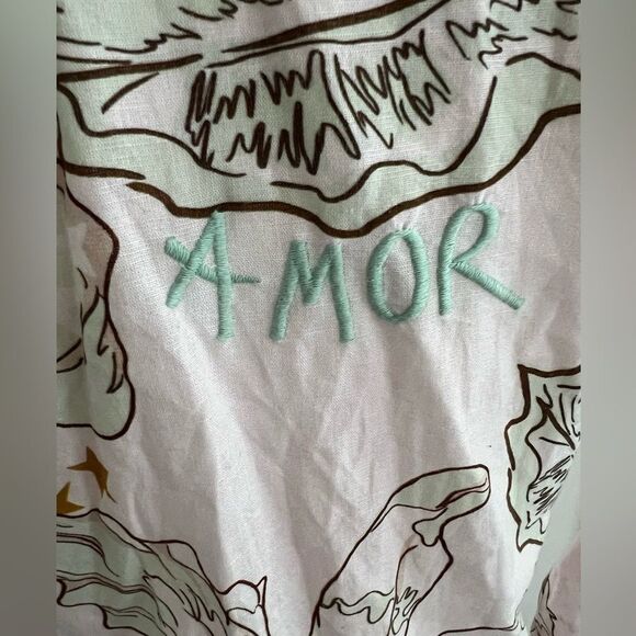 Las Surenas x Tuckernuck Amor Green tunic dress size small - Picture 9 of 17